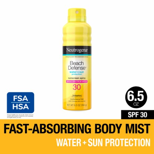 Neutrogena Beach Defense Sunscreen Spray SPF 30 Water Resistant with Broad Spectrum SPF 30