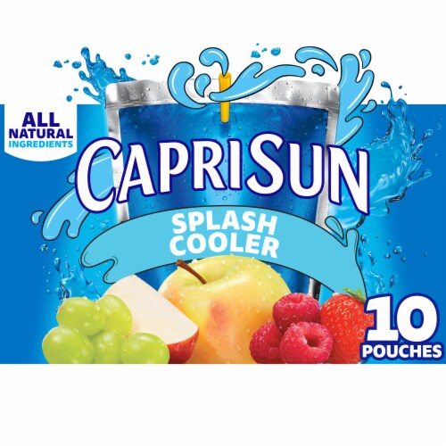 Capri Sun Splash Cooler Mixed Fruit Juice Box Pouches