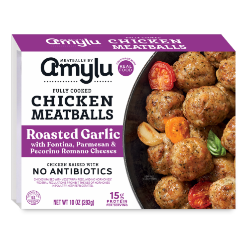 Amylu Roasted Garlic Chicken Meatballs
