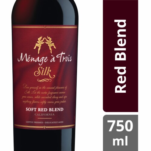 Menage a Trois Silk Red Blend California Red Wine