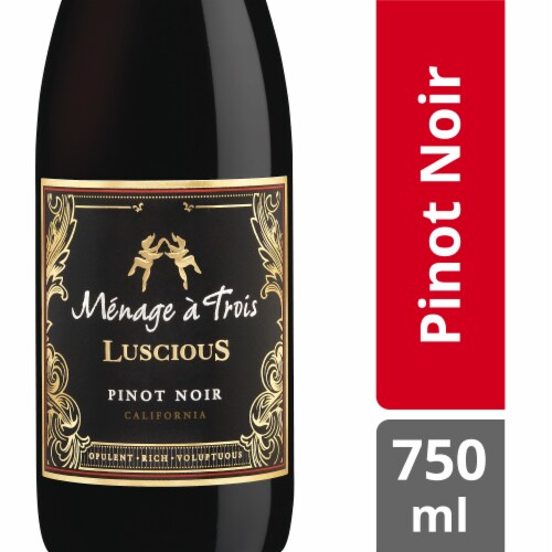 Menage a Trois Luscious Pinot Noir California Red Wine