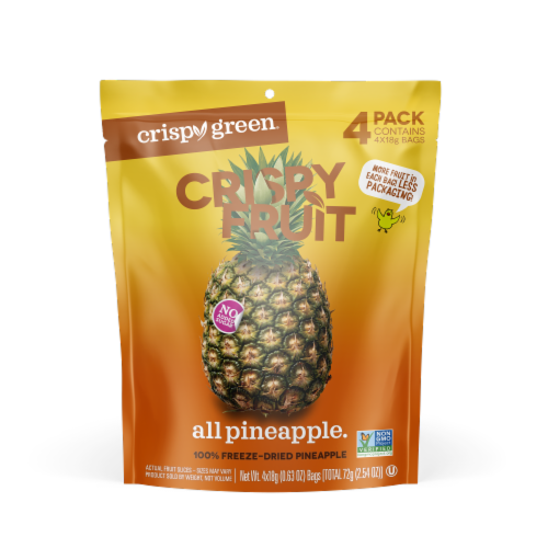 Crispy Green® Crispy Fruit No Added Sugar Freeze Dried Pineapple