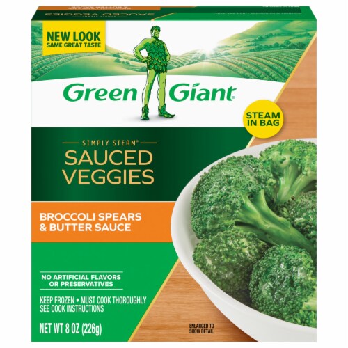Green Giant Lightly Sauced Broccoli Spears & Butter Sauce