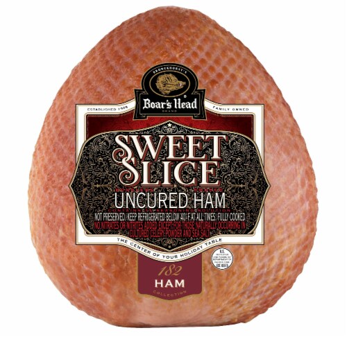 Boar’s Head Sweet Slice Smoked Uncured Ham, Whole Ham
