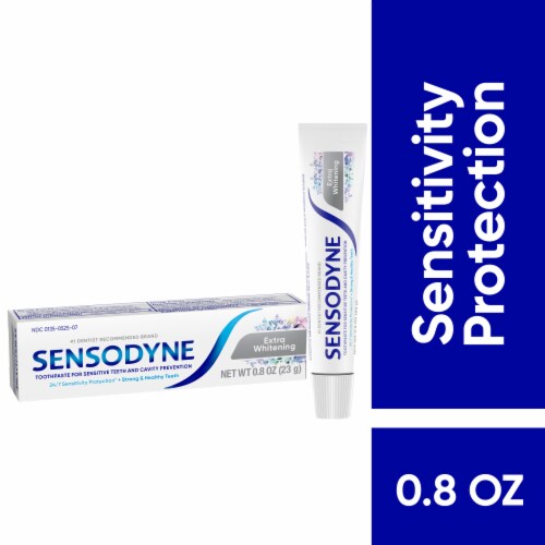 Sensodyne, Toothpaste For Sensitive Teeth and Cavity Protection, Extra Whitening