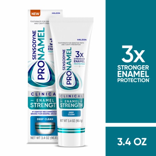 Sensodyne Pronamel Clinical Enamel Strength Toothpaste, Deep Clean