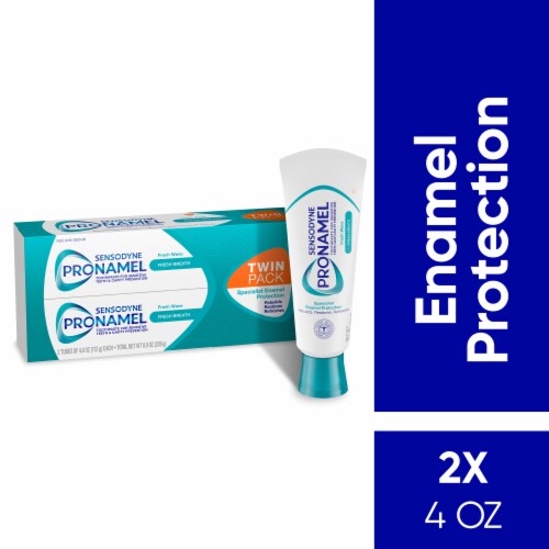 Sensodyne Pronamel Fresh Breath Enamel Toothpaste for Sensitive Teeth, Fresh Wave