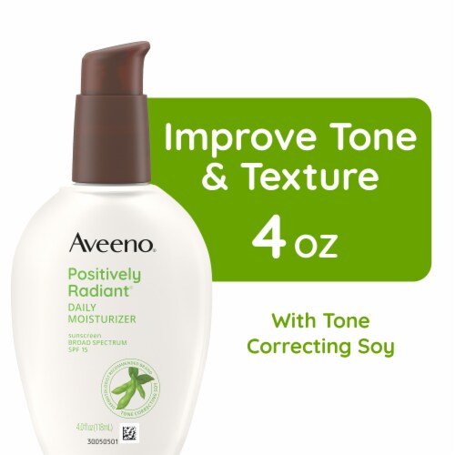 Aveeno Positively Radiant Daily Facial Moisturizer with Broad Spectrum SPF 15 Sunscreen