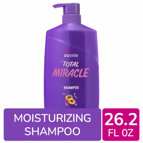 Aussie Total Miracle Shampoo with Apricot and Macadamia Oil Paraben Free for Dry Damaged Hair