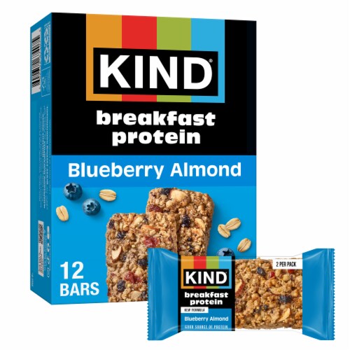 KIND Blueberry Almond Breakfast Protein Bars