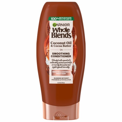 Garnier Whole Blends Coconut Oil and Cocoa Butter Smoothing Conditioner for Frizzy Hair