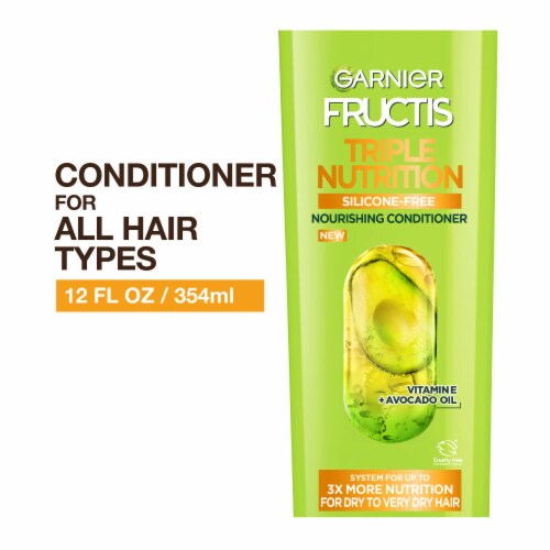 Garnier Fructis Triple Nutrition Nourishing Conditioner for Dry to Very Dry Hair