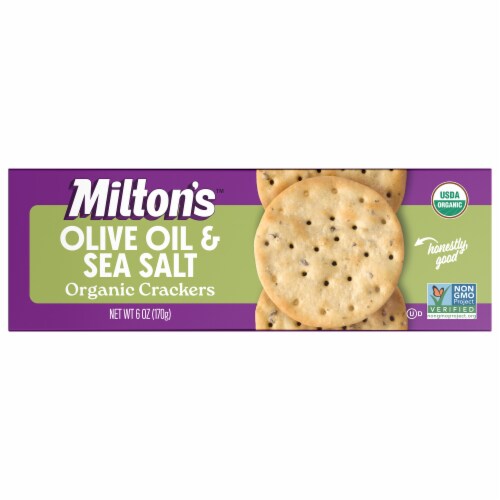Milton’s™ Craft Bakers Organic Olive Oil & Sea Salt Crackers
