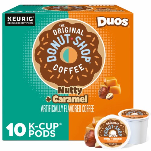 The Original Donut Shop Duos Nutty + Caramel Medium Roast K-Cup Coffee Pods