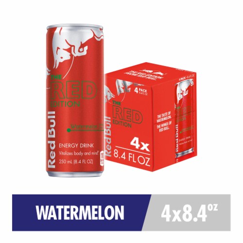 Red Bull Red Edition Watermelon Energy Drink Multipack Cans