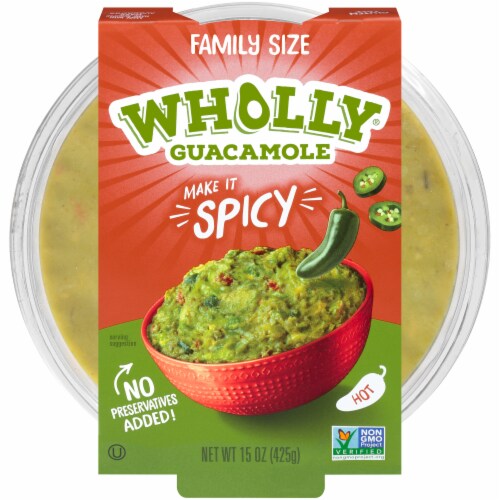 Wholly Guacamole Spicy Hot Guacamole Family Size
