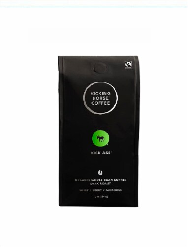 Kicking Horse Coffee Kick Ass Dark Roast Organic Whole Bean Coffee