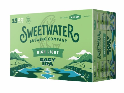 SweetWater Brewing Company High Light Lo-Cal Easy IPA 15 Pack 12oz Cans