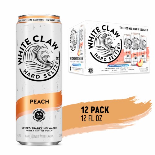White Claw Peach Hard Seltzer