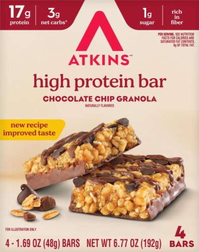 Atkins™ Chocolate Chip Granola High Protein Bars