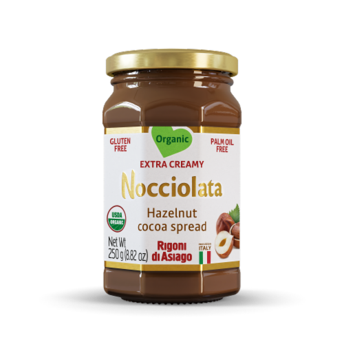 Nocciolata Organic Extra Creamy Hazelnut Cocoa Spread