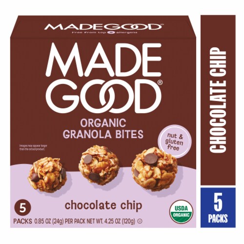 MadeGood® Chocolate Chip Organic Gluten Free Granola Bites