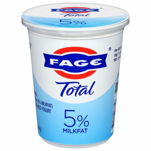 Fage® Total Plain Whole Milk Greek Yogurt Tub
