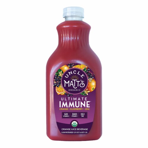 Uncle Matt’s™ Ultimate Immune® Orange + Elderberry Juice with Zinc Drink