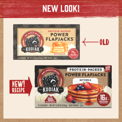 Kodiak® Protein-Packed Buttermilk Frozen Power Flapjacks®