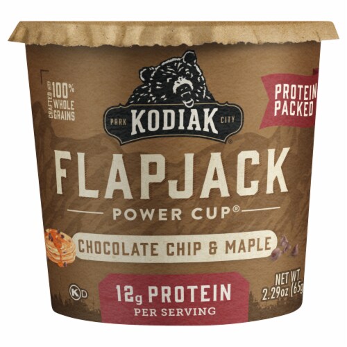 Kodiak® Protein-Packed Chocolate Chip and Maple Flapjack Power Cup®