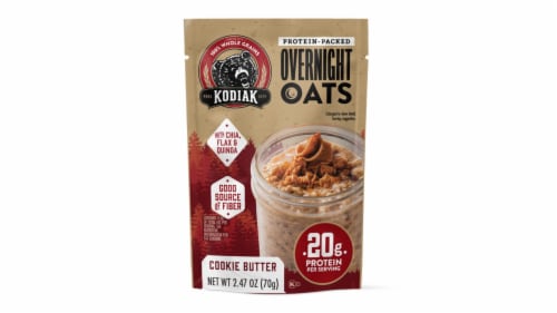 Kodiak Protein Packed Cookie Butter Flavor Overnight Oats