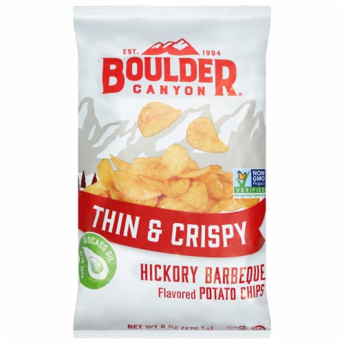 Boulder Canyon® Hickory Barbeque Kettle Style Potato Chips