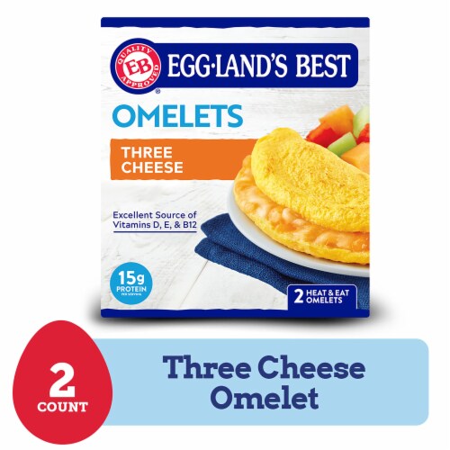 Eggland’s Best Three Cheese Frozen Omelet, 2 count