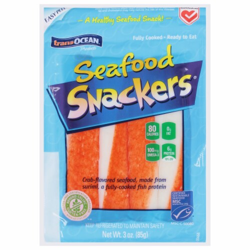 Trans-Ocean Seafood Snackers Surimi Seafood