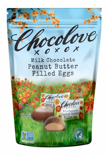 Chocolove® Milk Chocolate Peanut Butter Filled Easter Candy Eggs