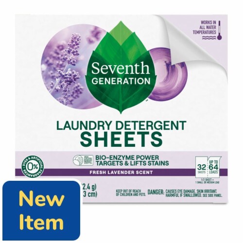 Seventh Generation Laundry Detergent Sheets Lavender
