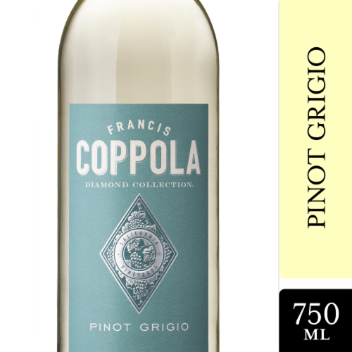 Coppola Diamond Collection Pinot Grigio White Wine, California, 750ml Glass Bottle, 13.0% ABV