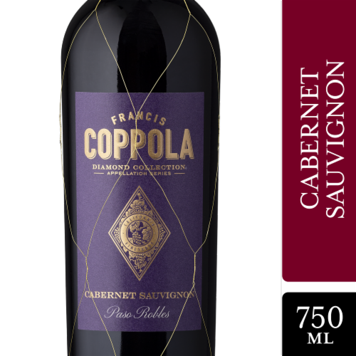 Coppola Diamond Appellation Series Paso Robles Cabernet Sauvignon Red Wine, 750ml Bottle, 13.5% ABV