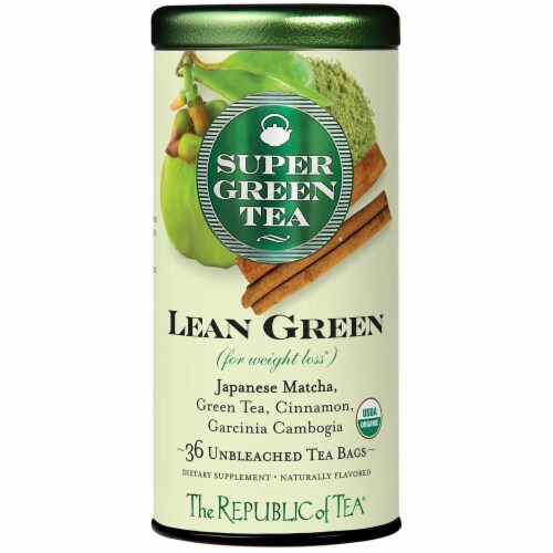 The Republic of Tea® Lean Green Super Green Tea Bags