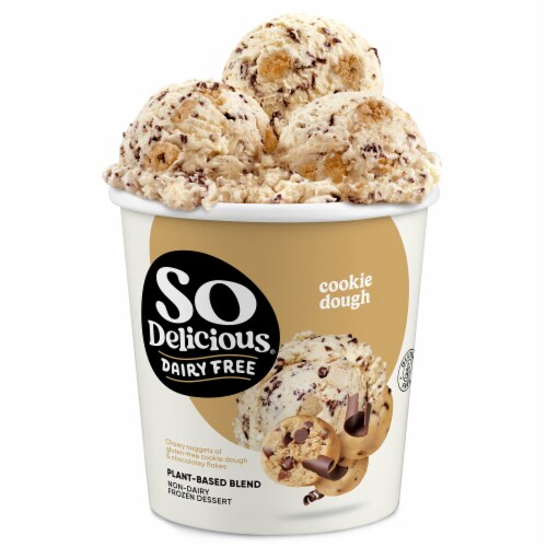 So Delicious Dairy Free Vegan Cookie Dough Frozen Dessert