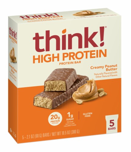 think! Creamy Peanut Butter High Protein Bars