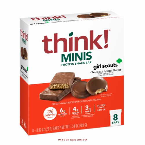 think! Minis Girl Scouts Chocolate Peanut Butter Protein Bars