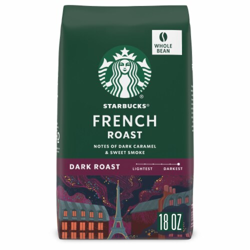 Starbucks French Roast Dark Roast Hot or Iced Whole Coffee Beans