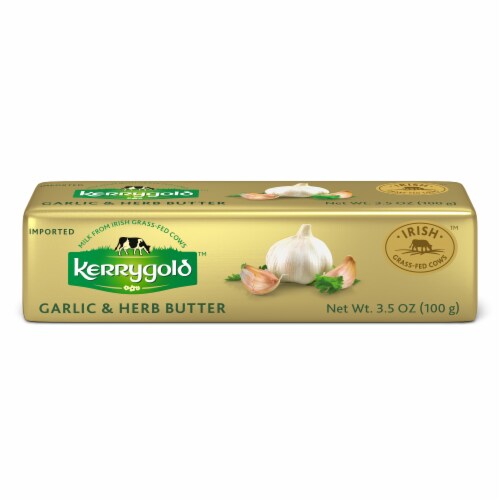 Kerrygold Grass-Fed Pure Irish Garlic & Herb Butter Stick, 3.5oz