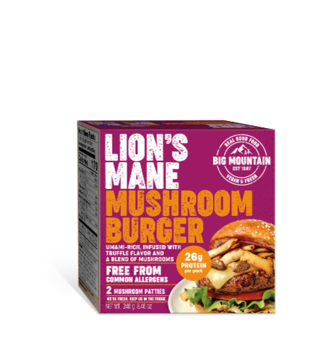 Big Mountain Foods® Lion’s Mane Mushroom Burgers