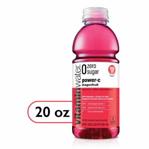 vitaminwater® Power-C Dragonfruit Zero Sugar Flavored Bottled Water Beverage