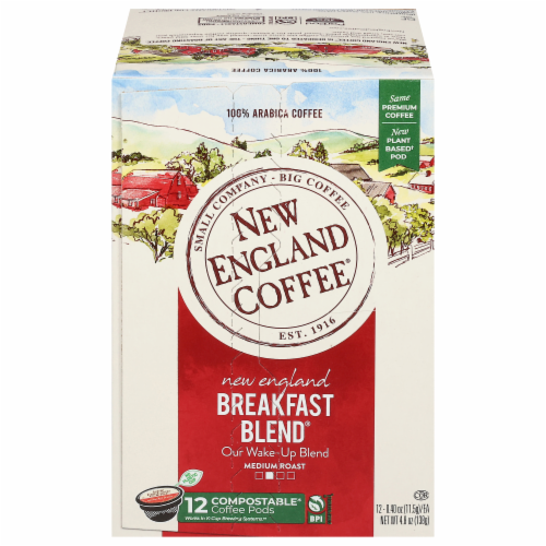 New England Coffee® Breakfast Blend Medium Roast Coffee Pods