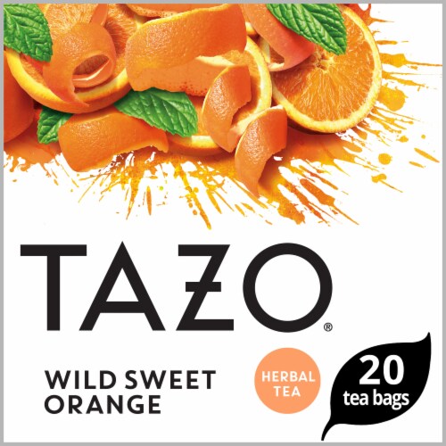 Tazo Wild Sweet Orange Herbal Tea Tea Bags