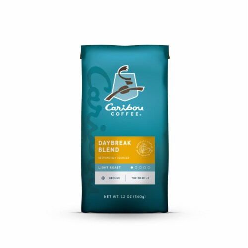 Caribou Coffee, Daybreak Light Roast Ground Coffee – 12oz Bag