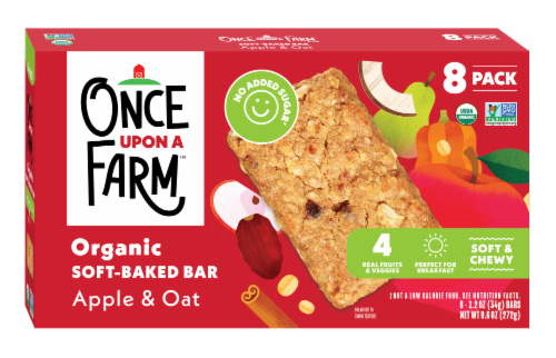 Once Upon a Farm™ Organic Soft Baked Kids’ Bar Apple & Oat Multipack